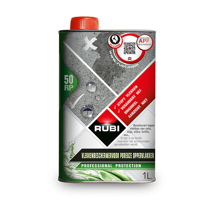 RUBI - RP-50 Vlekkenbeschermer voor poreuze oppervlakken 1 Liter - 22942